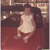 Marisita en el MG Midget